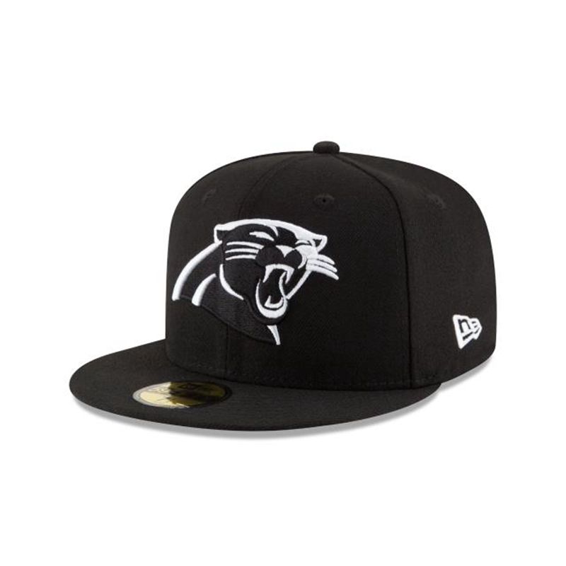 NFL Carolina Panthers 59Fifty Fitted (WQN5677) - Black New Era Caps